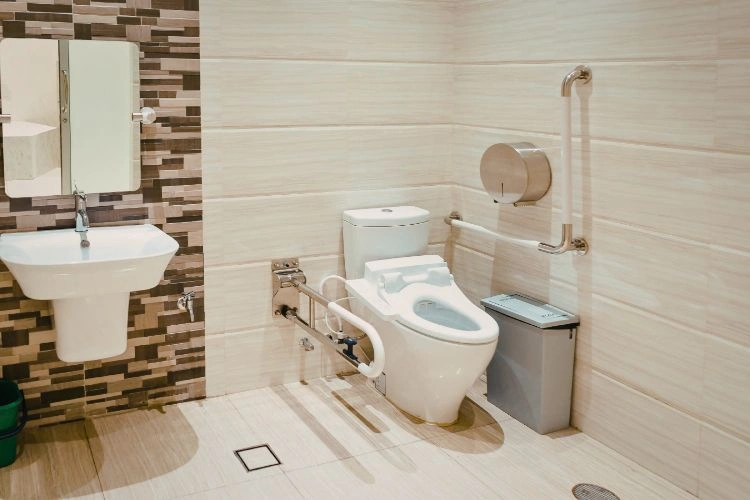 Carrelage dans des toilette